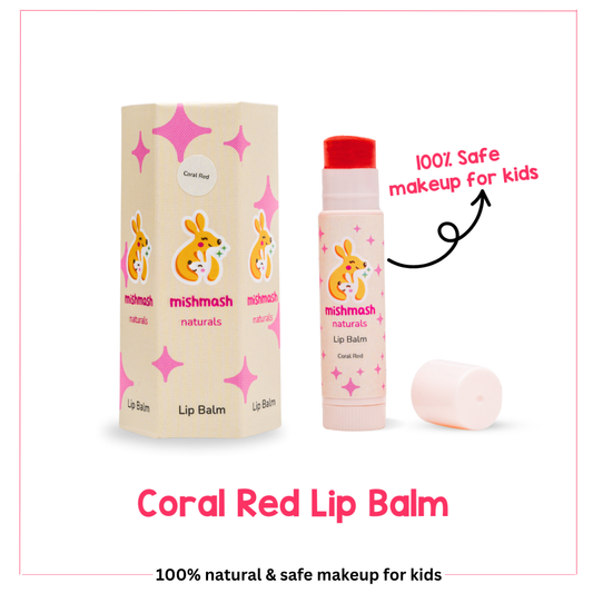 Cute Lips - Coral Red Lip Balm